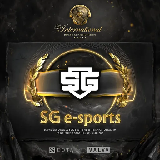 Состав SG e‑sports по Dota 2 ушел из организации