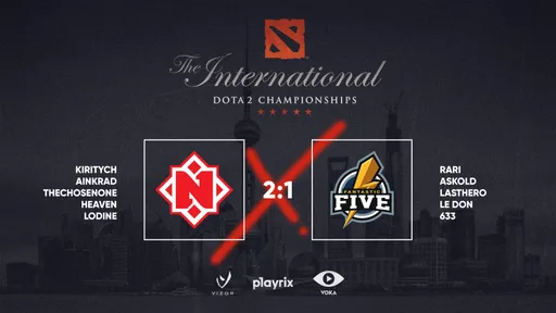 Nemiga Gaming выбила Fantastic Five из квалификации на TI10