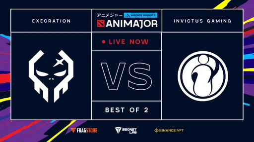 Invictus Gaming сыграла вничью с Execration в Wild Card на WePlay AniMajor 2021