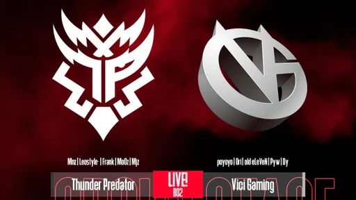 Thunder Predator — Vici Gaming: обзор битвы за выход в верхнюю сетку плей-офф