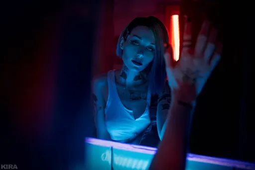 Косплей на Джуди Альварес из Cyberpunk 2077