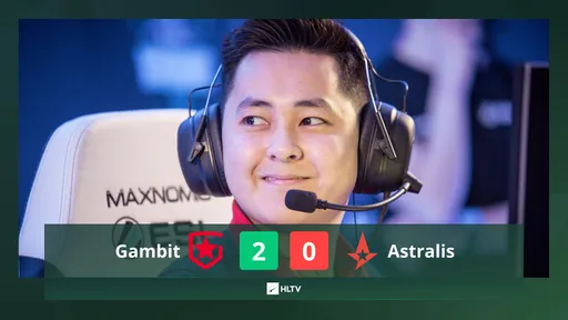 Gambit всухую обыграла Astralis и прошла в полуфинал ESL Pro League Season 13