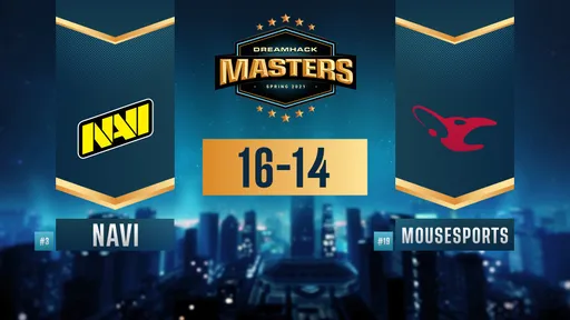 NaVi победила mousesports на DreamHack Masters Spring 2021