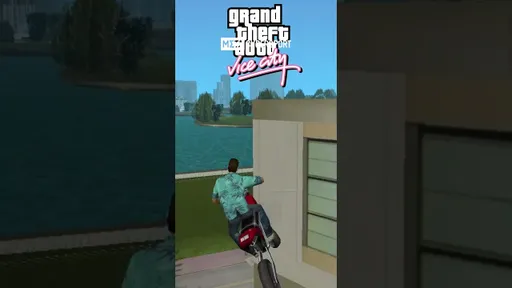 Что будет в разных частях GTA, если съехать на мотоцикле с небоскрёба