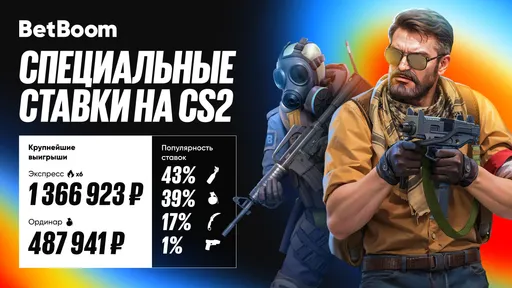 «Убийство коктейлем Молотова» – самый популярный маркет специальных ставок на CS в BetBoom