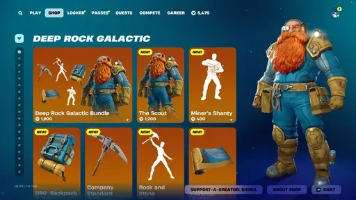 В Fortnite стартовала коллаборация с Deep Rock Galactic