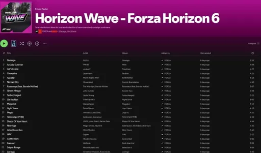 В Forza Horizon 6 будут треки Linkin Park, Ado, Joji и евробит-станция