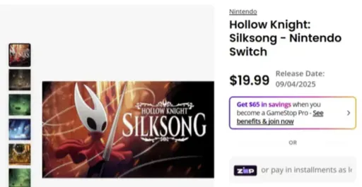 В сети раскрыли возможную цену Hollow Knight: Silksong