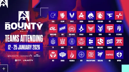 Virtus.pro, NaVi, PARIVISION, BB Team и Spirit сыграют на BLAST Bounty Season 1 в январе