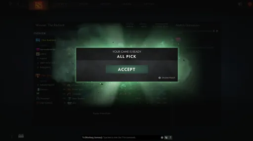 Невозможно принять игру в Dota 2 – геймеры обнаружили новую критическую ошибку