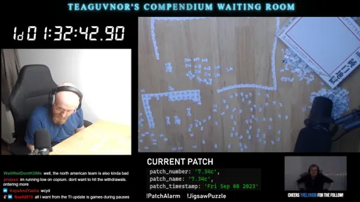 TeaGuvnor более суток собирает пазлы в ожидании компендиума к TI12