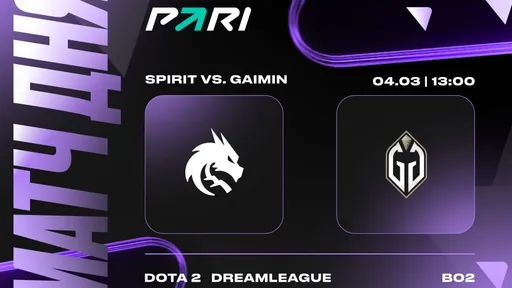 PARI: Spirit обыграет Gladiators на DreamLeague Season 22