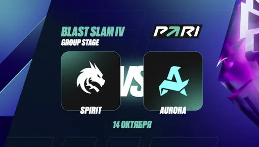 PARI: Team Spirit без Miposhka обыграет интернациональный состав Aurora на BLAST Slam IV