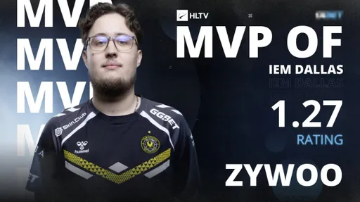 ZywOo получил титул MVP на IEM Dallas 2025