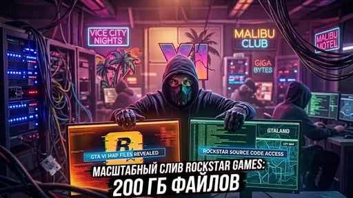 Утечка 200 ГБ данных Rockstar с файлами GTA 6: все детали