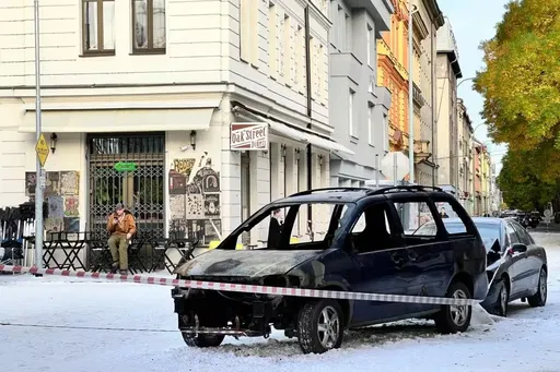 Кадры со съемок фильма Resident Evil в Праге