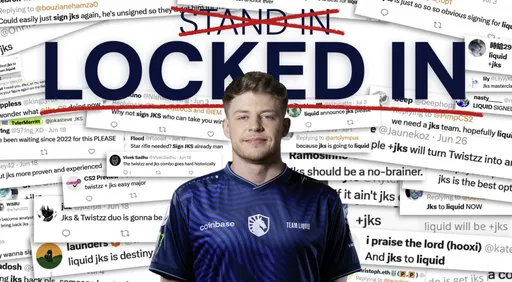 Team Liquid официально подписала jks – он сыграет на BLAST Fall Groups 2024