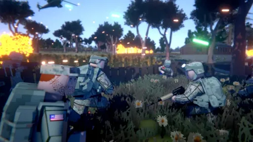 Низкополигональный шутер вошёл в топ-2 чарта продаж Steam – это смесь Call of Duty и Minecraft