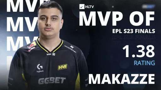 makazze получил первое в карьере MVP на ESL Pro League Season 23