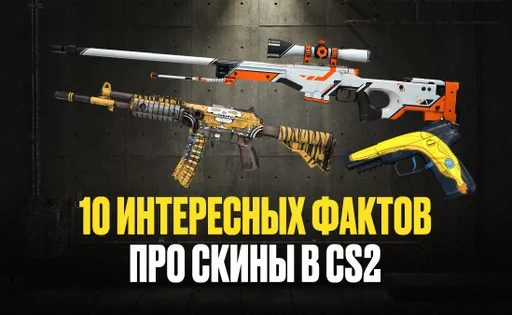 Десять интересных фактов про скины в CS2