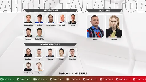 Анонс талантов трансляций EWC 2025 по Dota 2