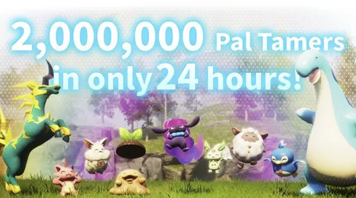 Продажи игры Palworld достигли 2 млн копий за сутки с момента релиза