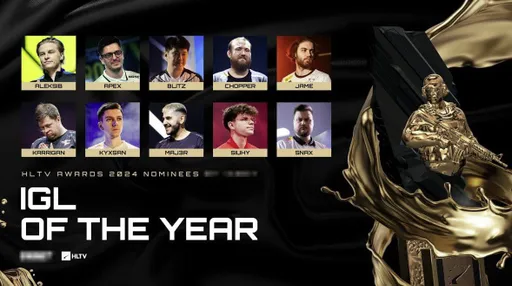 Jame, chopper, apEX и karrigan – объявлены номинанты премии HLTV Awards 2024