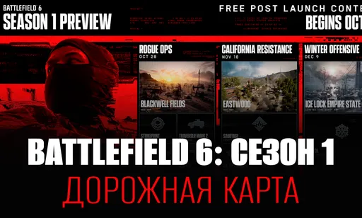 Дорожная карта Battlefield 6: что нужно знать о первом сезоне?