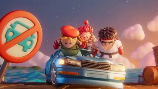 В Fall Guys добавили скины бойцов из Street Fighter