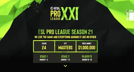 ESL Pro League Season 21 пройдёт без зрителей