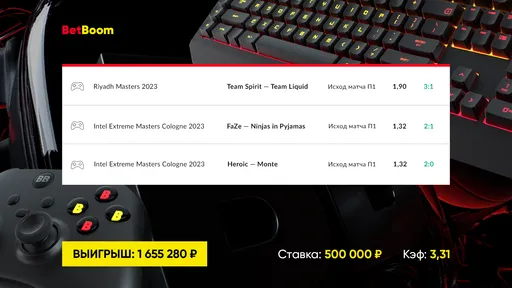 Клиент BetBoom выиграл более 1,6 млн рублей, поставив на Riyadh Masters 2023