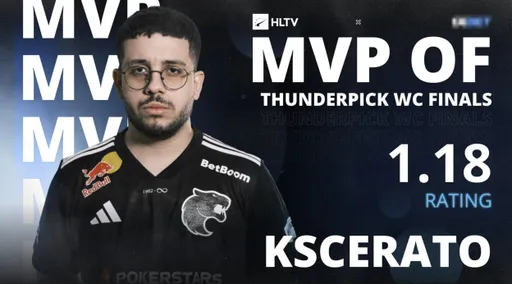 KSCERATO получил титул MVP на Thunderpick World Championship 2025