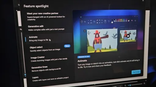 Microsoft обновила тестовую сборку Paint – в редакторе появились функции на базе ИИ