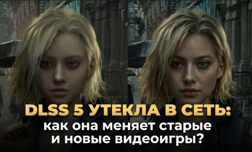 DLSS 5 утекла в сеть: как она меняет старые и новые видеоигры?