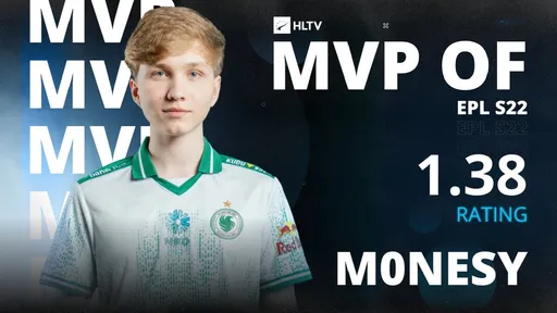 M0NESY получил титул MVP на ESL Pro League Season 22