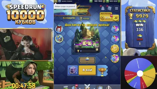 Evelone пригласит подписчика на шоу по CS2 из-за наказания во время марафона по Clash Royale