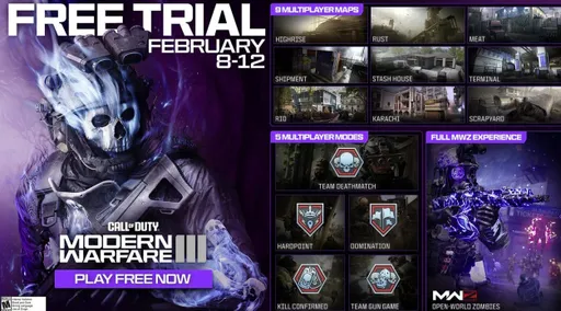 Разработчики Call of Duty: Modern Warfare III анонсировали бесплатные выходные