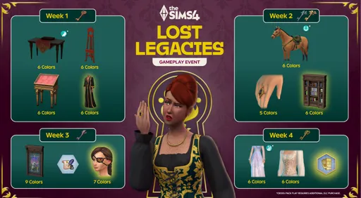 В The Sims 4 стартовал ивент «Утерянное наследие»
