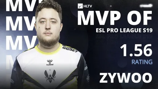 ZywOo – MVP на ESL Pro League Season 19 по версии HLTV