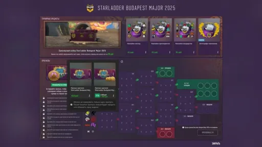 Страница Pick’Em Challenge в CS2