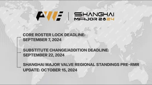 Организаторы Perfect World Shanghai Major 2024 объявили даты ростер-лока