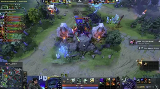 Eiritel: в матче PGL Wallachia S7 был поставлен Arteezy Ward на 6 минут