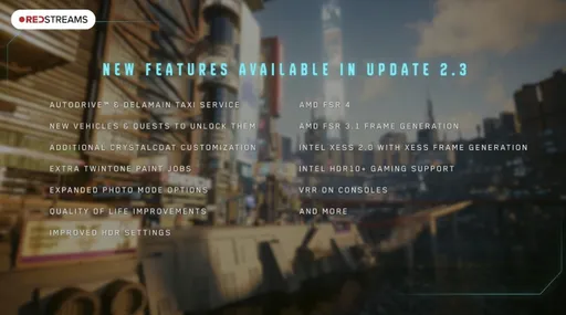 Для Cyberpunk 2077 вышел новый патч – CD Projekt RED отдала апдейт на аутсорс