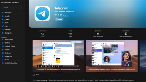 Telegram не устанавливается из российского App Store на MacBook