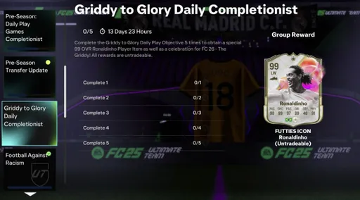 В EA Sports FC 25 появилось новое задание – игроки получают карточки с рейтингом 99