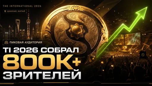The International 2026 собрал более 800 тысяч зрителей в стартовые дни турнира