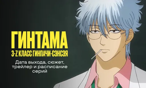 Гинтама: 3-Z класс Гинпачи-сэнсэя – дата выхода, сюжет, трейлер и расписание серий