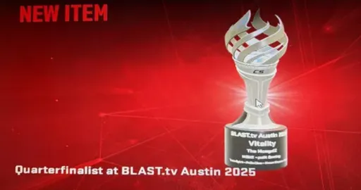 Valve начала выдавать в CS2 трофеи за BLAST Austin Major 2025