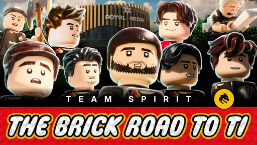 Spirit-человечки: дорога на инт: Team Spirit выпустила видео в лего-стиле