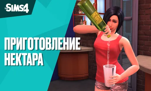 Приготовление нектара в СИМС 4